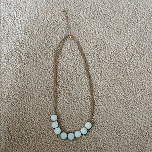 Elegant Gold and Blue Necklace